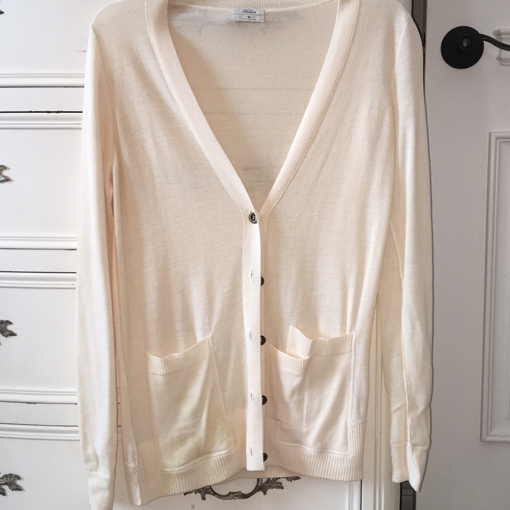 Cream Wallace cardigan